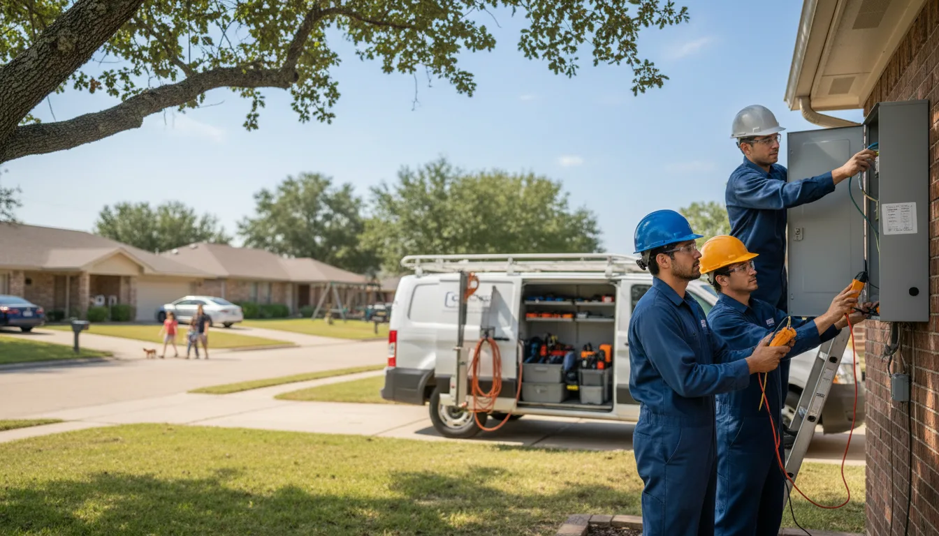 Certified electrician providing emergency electrical services in Swatara, MN